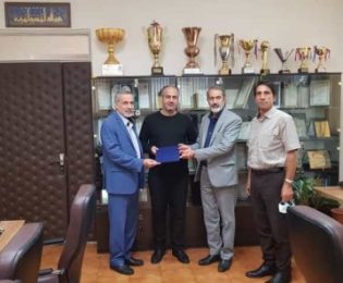 مراسم معارفه رئیس هیات فوتبال حوزه شمال غرب برگزار شد
